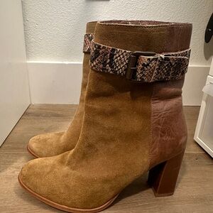 Matisse women’s booties 9m suede and leather